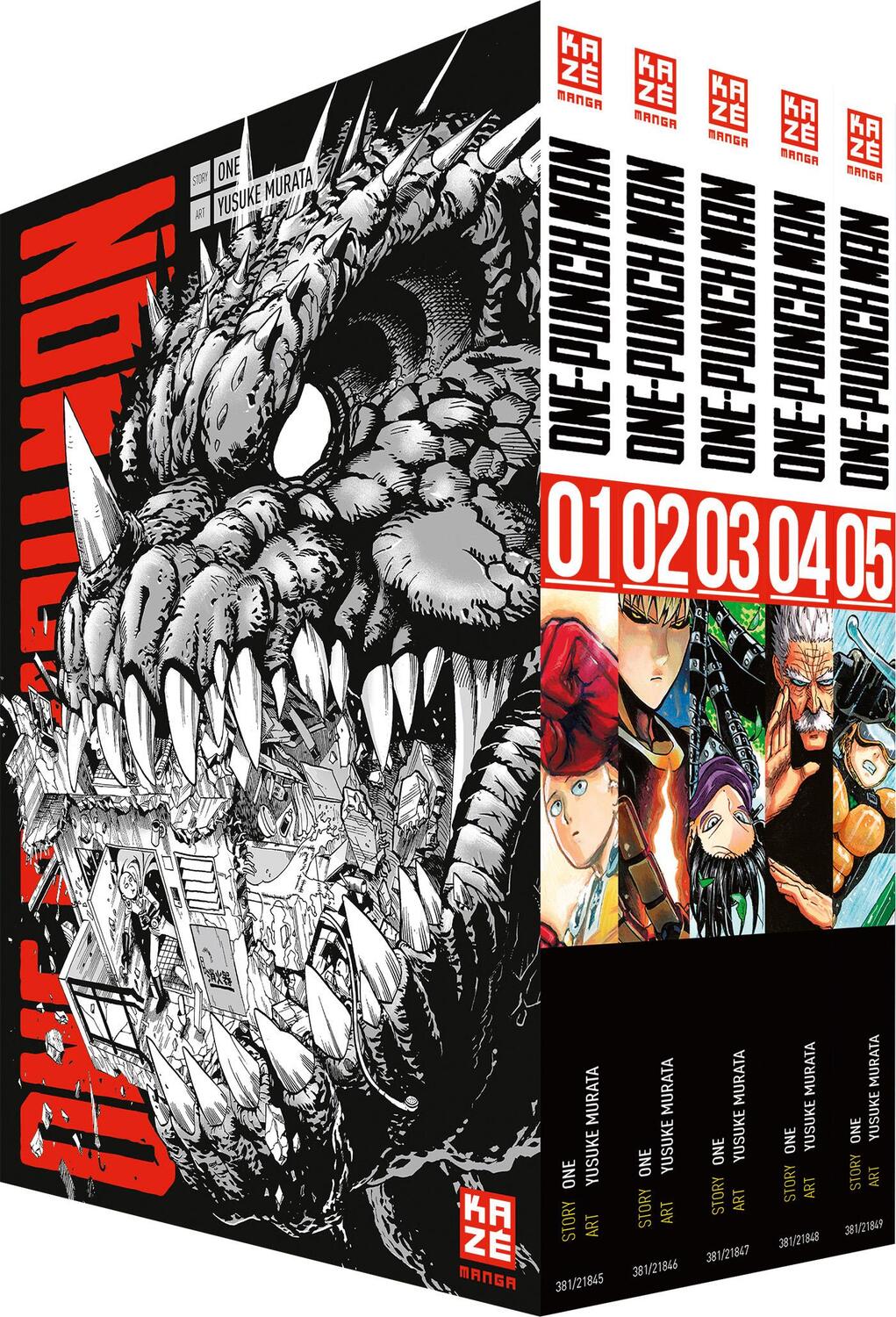 Cover: 9782889218684 | ONE-PUNCH MAN - Box mit Band 1-5 | -limitiert- | Yusuke Murata (u. a.)