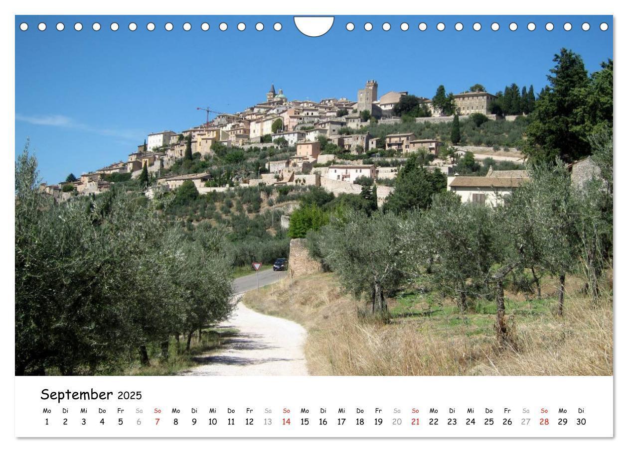 Bild: 9783435649747 | Camino di Assisi - Franziskusweg (Wandkalender 2025 DIN A4 quer),...