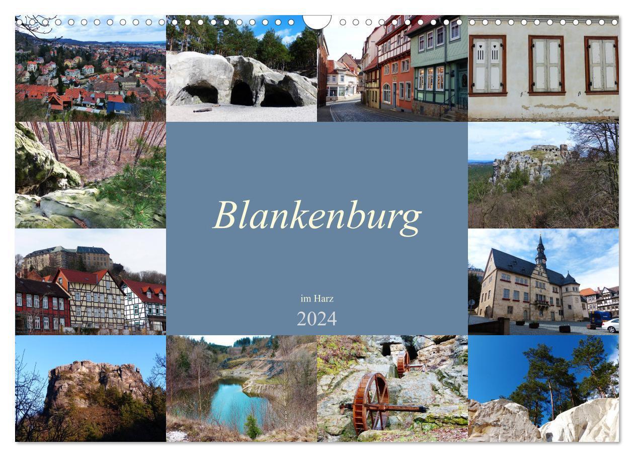Cover: 9783675576643 | Blankenburg im Harz (Wandkalender 2024 DIN A3 quer), CALVENDO...