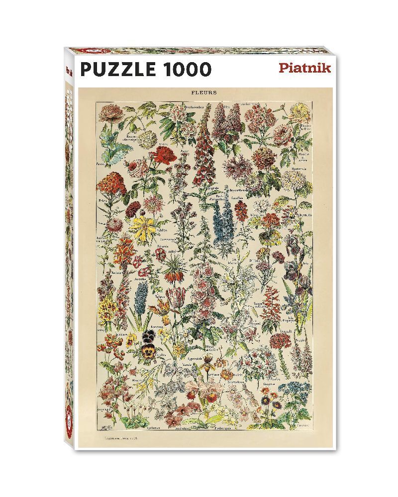 Cover: 9001890570544 | Millot - Fleurs | Puzzel mit 1000 Teilen, Größe 68 x 48 cm | Spiel