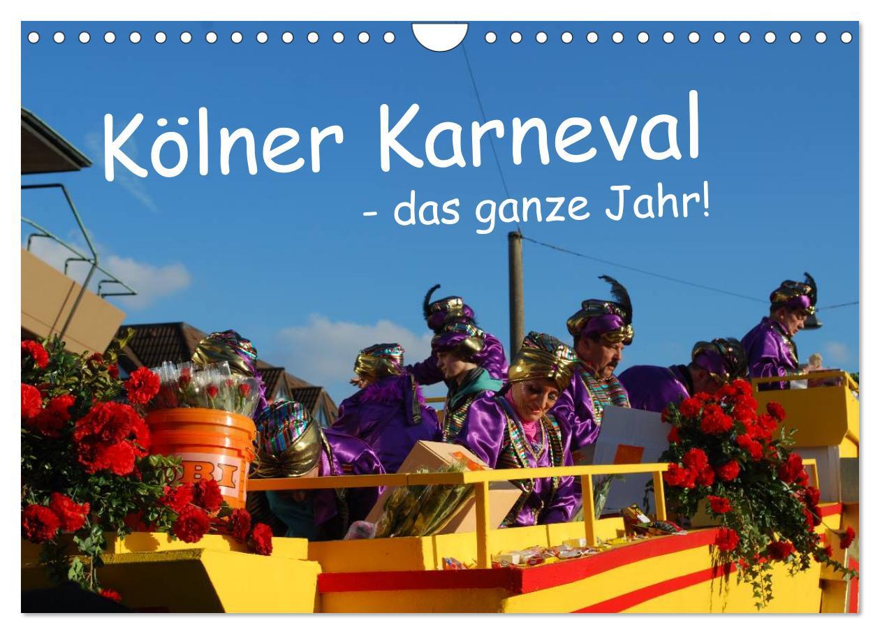 Cover: 9783435689255 | Kölner Karneval - das ganze Jahr! (Wandkalender 2025 DIN A4 quer),...