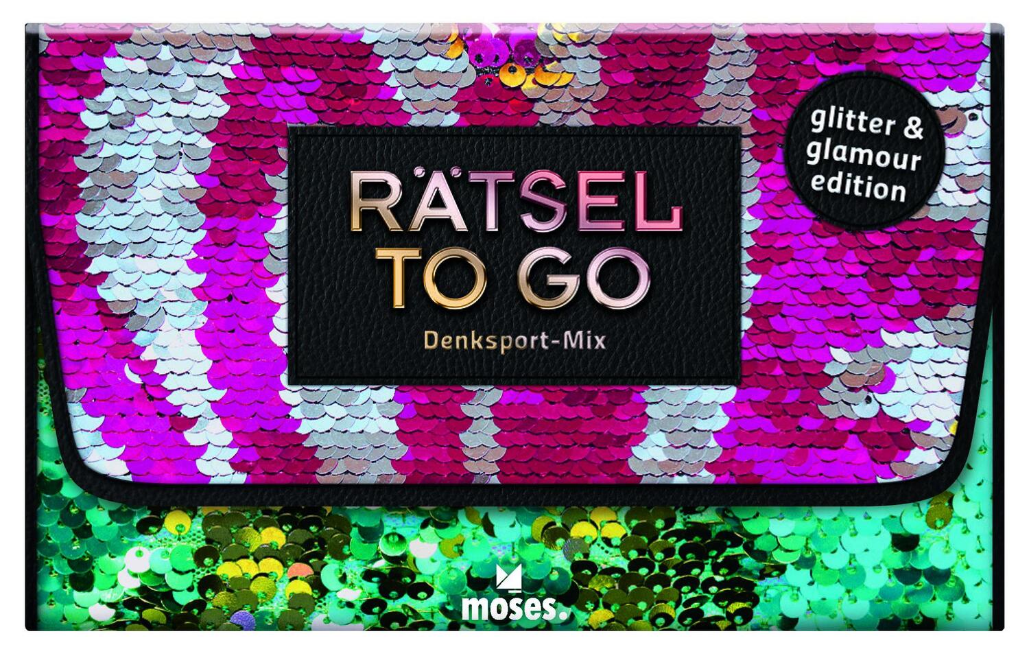 Cover: 9783964550514 | Rätsel to go Denksport-Mix: glitter edition | Stefan Heine | Buch