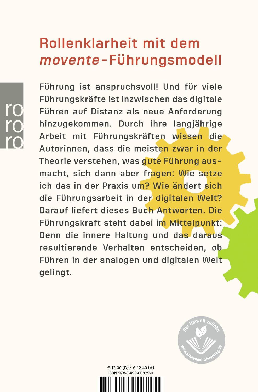 Rückseite: 9783499008290 | Führen mit Durchblick | Heike Bastubbe (u. a.) | Taschenbuch | Deutsch