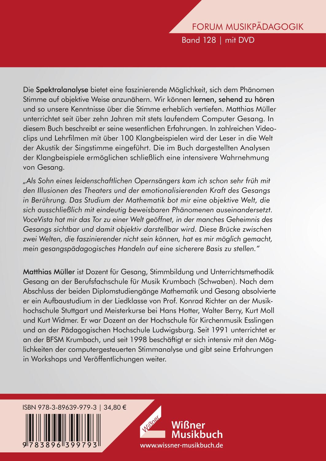 Rückseite: 9783896399793 | Hören - Sehen - Verstehen | Matthias Müller | Taschenbuch | Deutsch