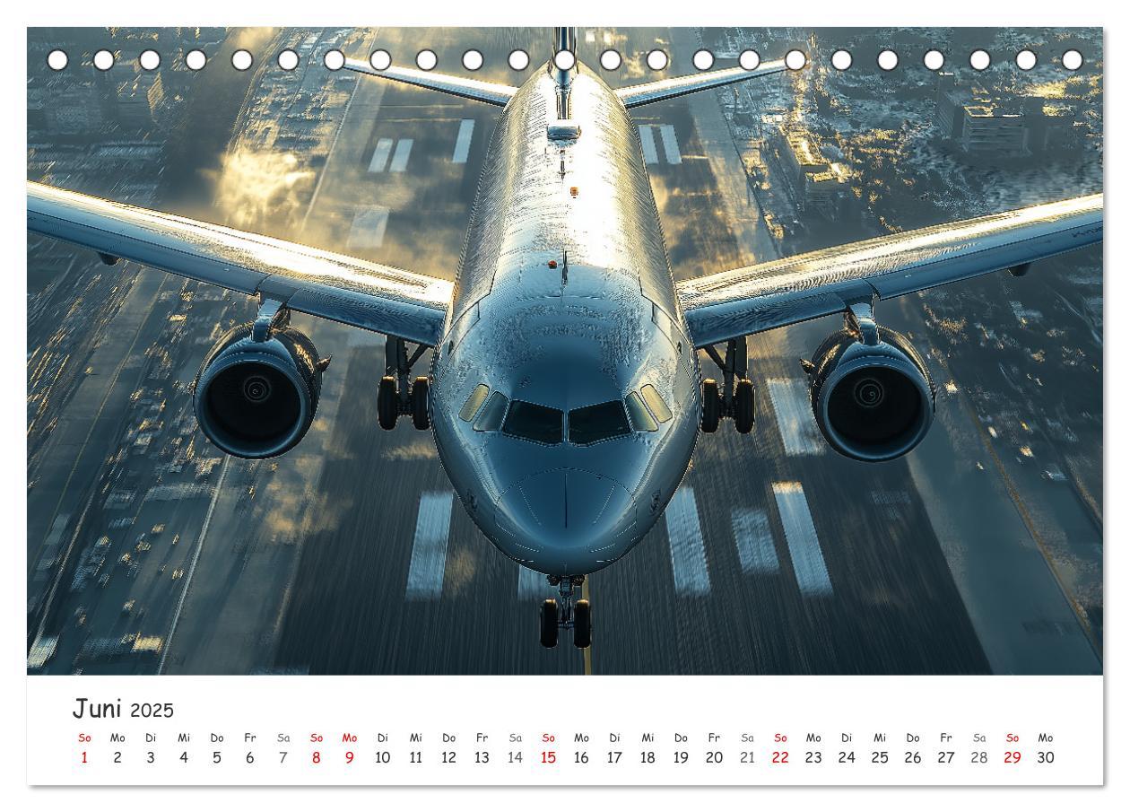 Bild: 9783457214077 | Flugzeugkalender - Die schönsten Passagiermaschinen (Tischkalender...