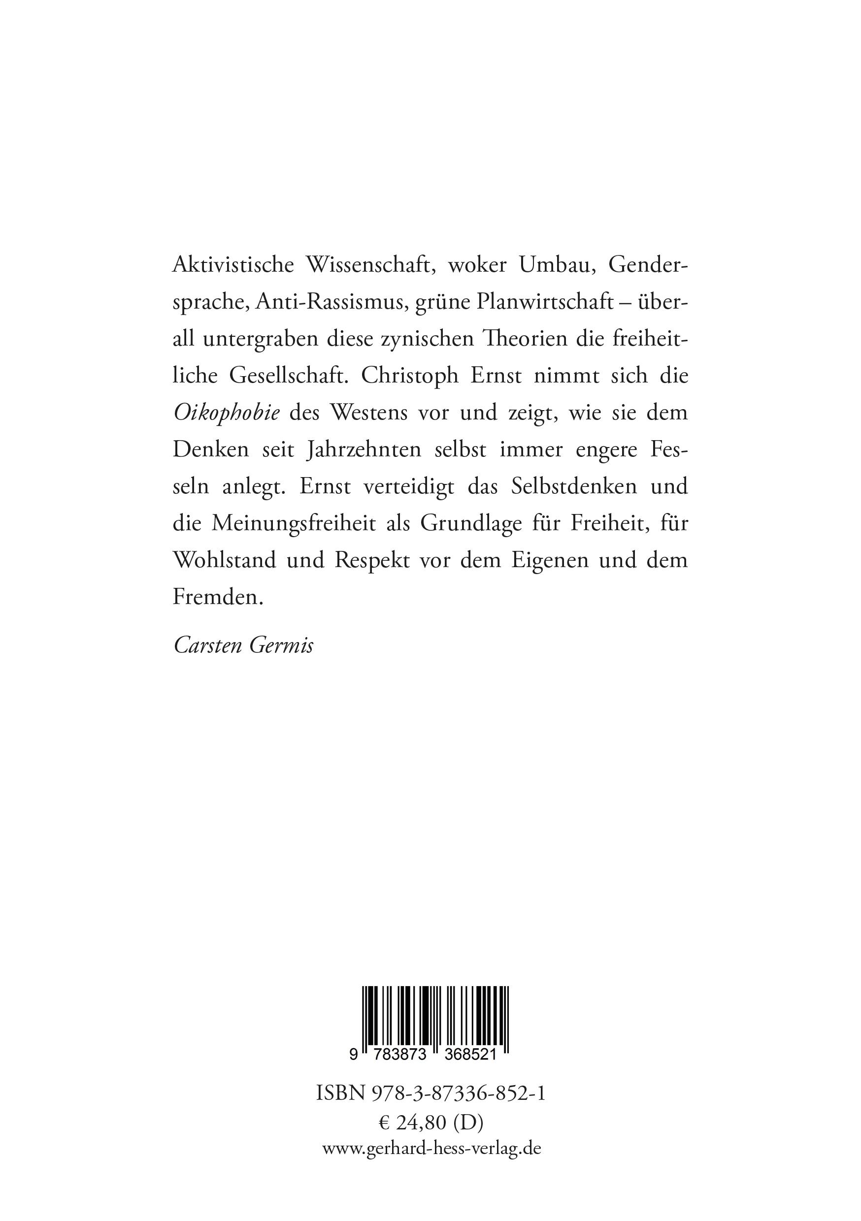 Rückseite: 9783873368521 | Die Rassismus-Falle | Christoph Ernst | Taschenbuch | 380 S. | Deutsch