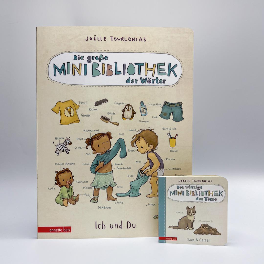 Bild: 9783219120332 | Die winzige Mini-Bibliothek der Tiere: 6 Mini-Pappbilderbücher im...
