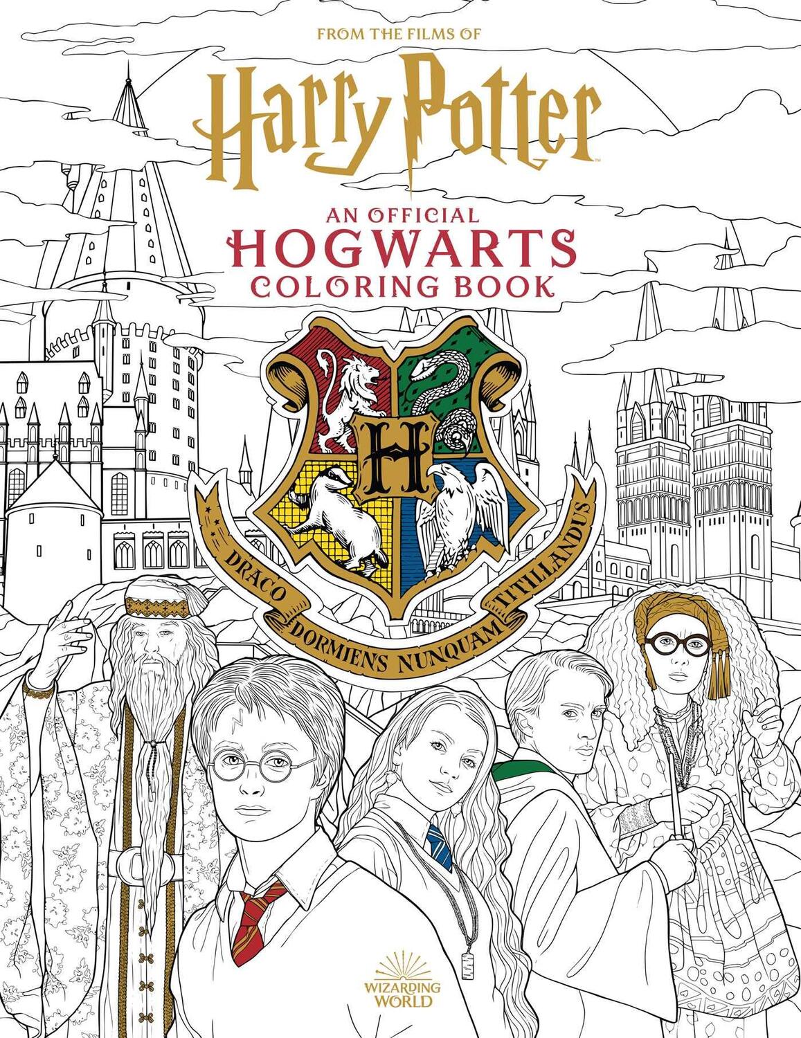 Cover: 9798886630435 | Harry Potter: An Official Hogwarts Coloring Book | Insight Editions
