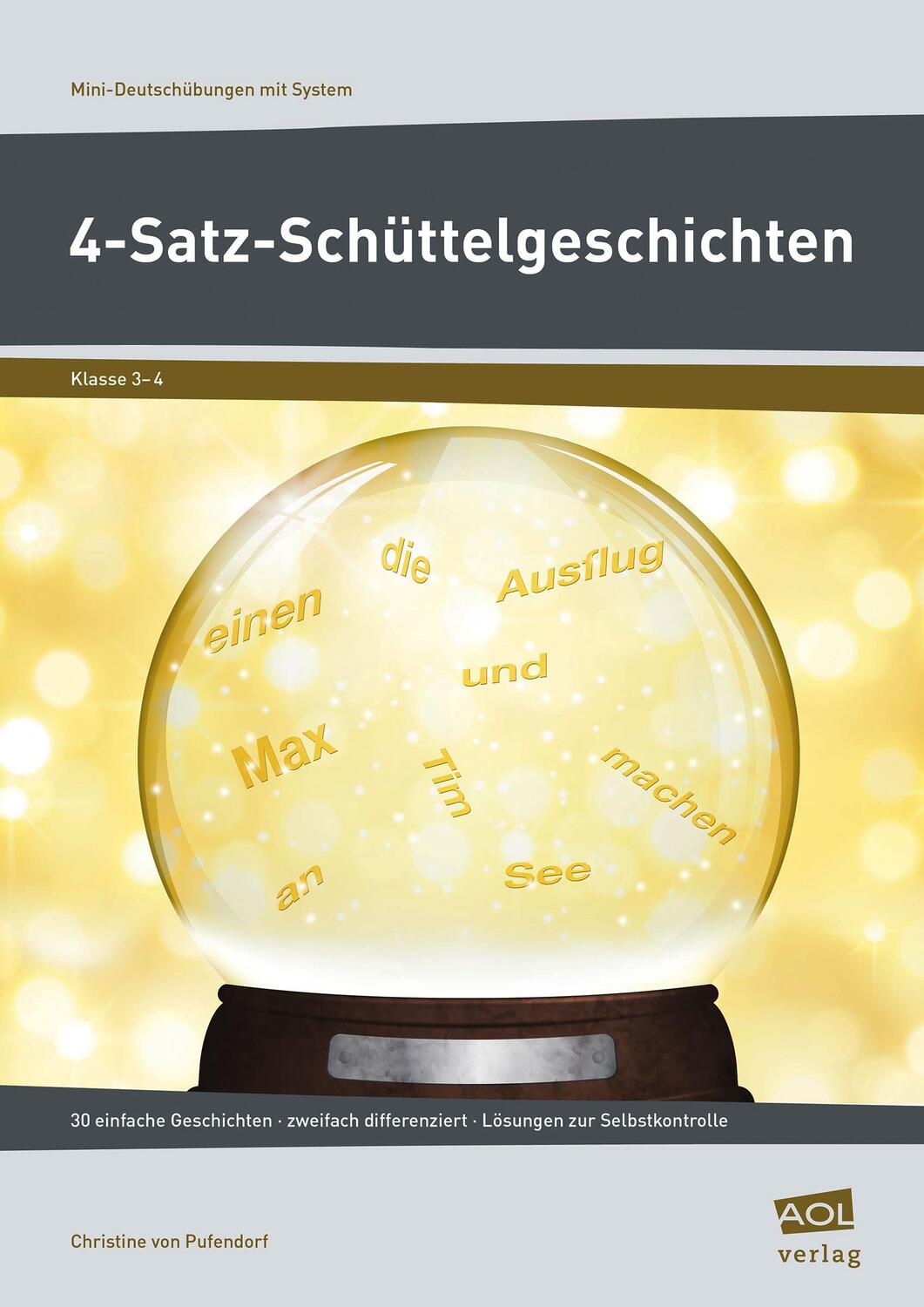 Cover: 9783403103493 | 4-Satz-Schüttelgeschichten | Christine von Pufendorf | Broschüre