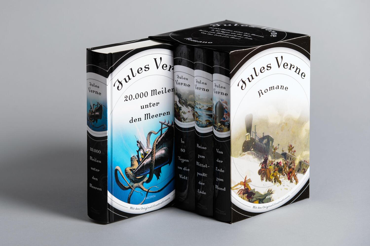 Bild: 9783730600399 | Romane | Jules Verne | Buch | Vier Bände im Schuber | 1504 S. | 2013
