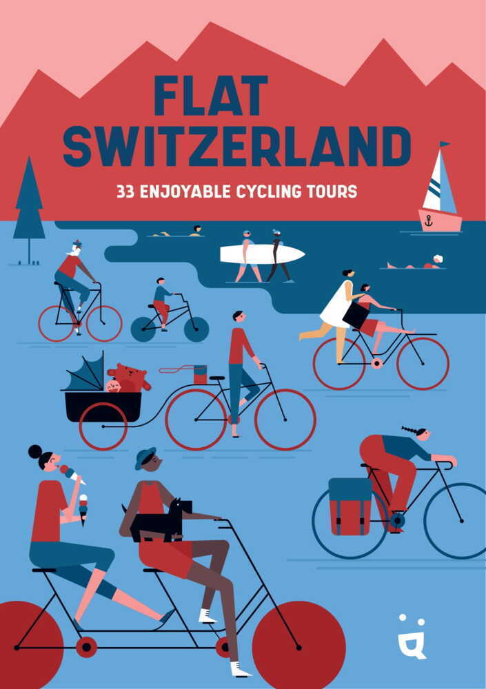 Cover: 9783907293676 | Flat Switzerland | 33 enjoyable cycling tours | Katrin Gygax | Buch