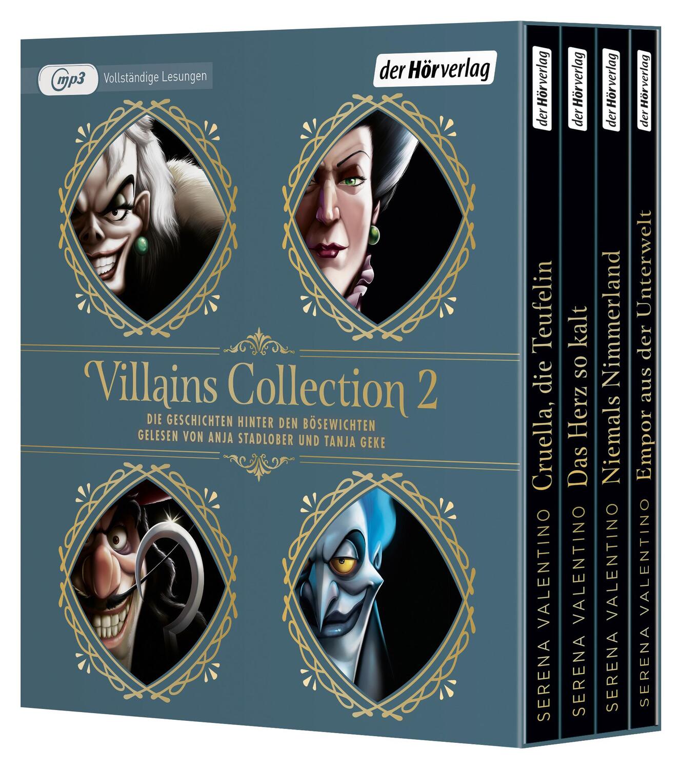 Cover: 9783844550146 | Villains Collection 2 | Serena Valentino | MP3 | 4 Audio-CDs | Deutsch