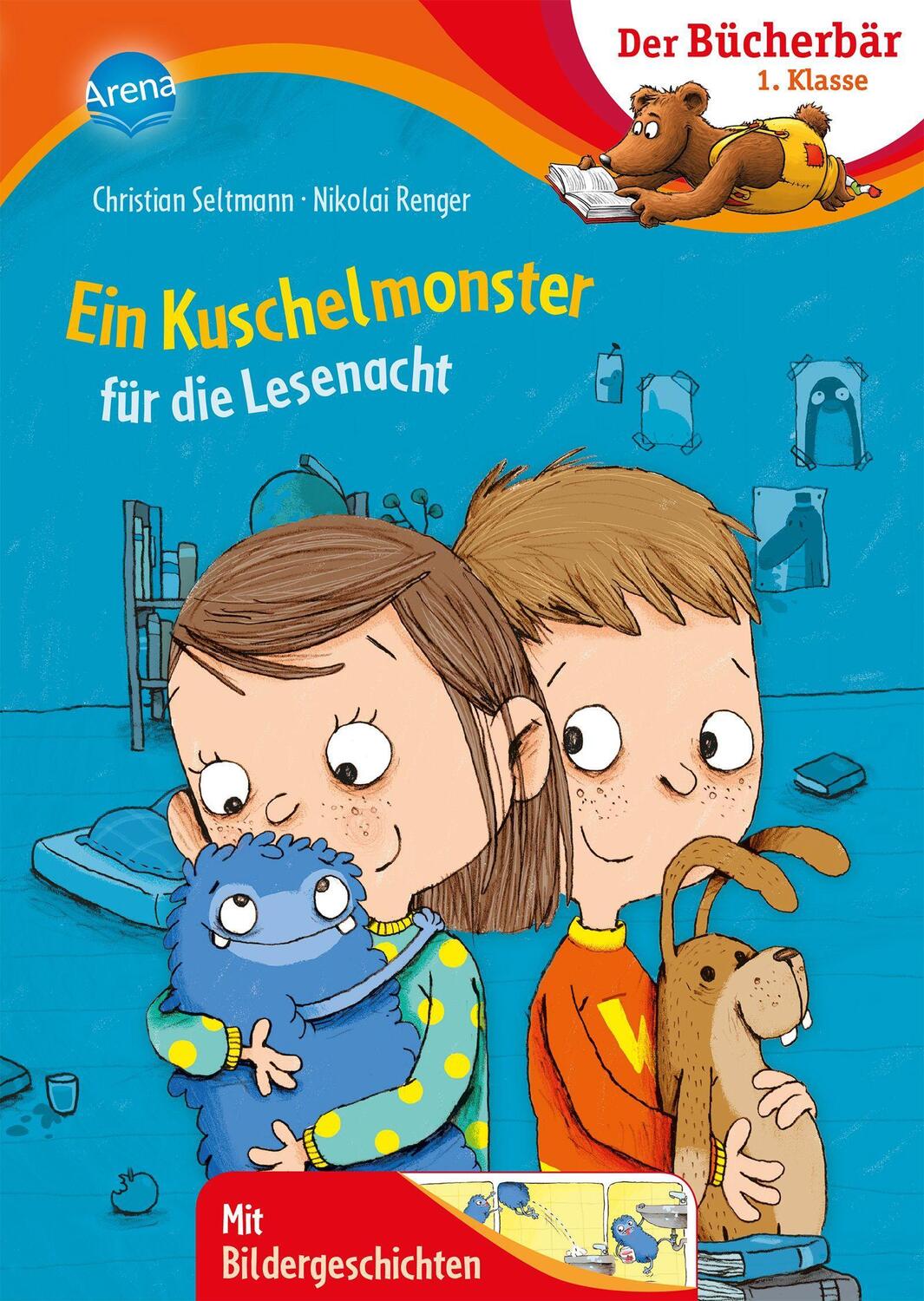 Cover: 9783401719702 | Ein Kuschelmonster für die Lesenacht | Christian Seltmann | Buch
