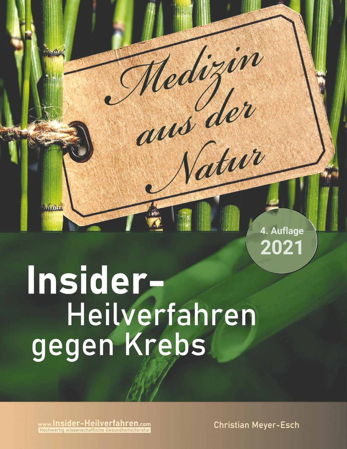 Cover: 9783754316504 | Insider-Heilverfahren gegen Krebs (4. Auflage 2021) | Meyer-Esch