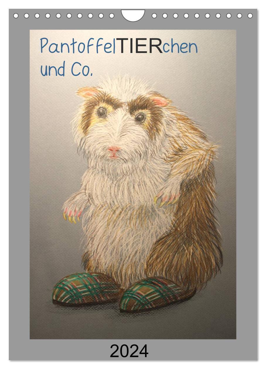 Cover: 9783383539381 | PantoffelTIERchen und Co. (Wandkalender 2024 DIN A4 hoch), CALVENDO...