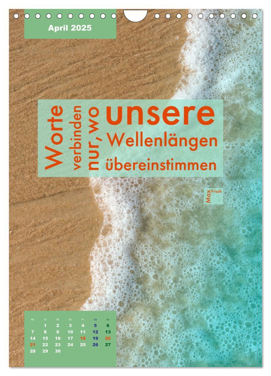 Bild: 9783435882434 | Verrückt nach MEER - Wellen - Strand - Zitate (Wandkalender 2025...