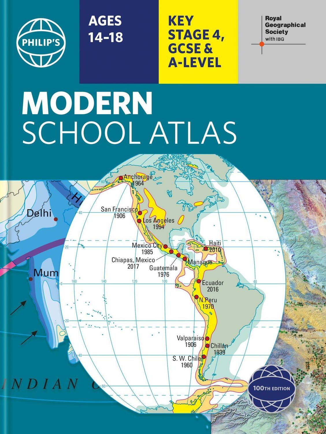 Cover: 9781849075824 | Philip's RGS Modern School Atlas | 100th edition | Philip's Maps