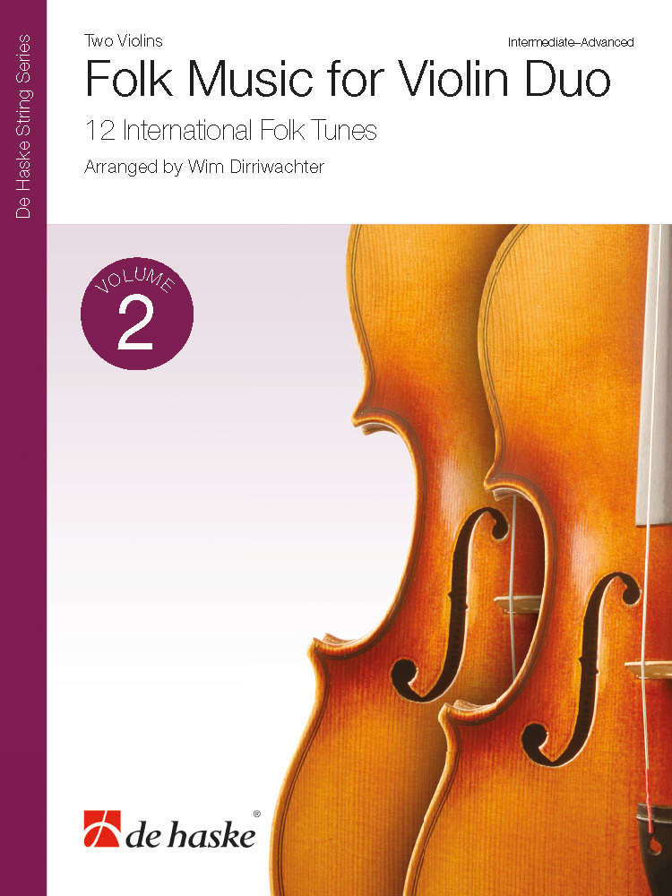 Cover: 9790035252475 | Folk Music for Violin Duo Vol. 2 | 12 International Folk Tunes | Buch