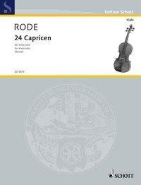 Cover: 9783795797072 | 24 CAPRICEN IN ETUEDENFORM | Pierre Rode | Buch | 76 S. | Deutsch
