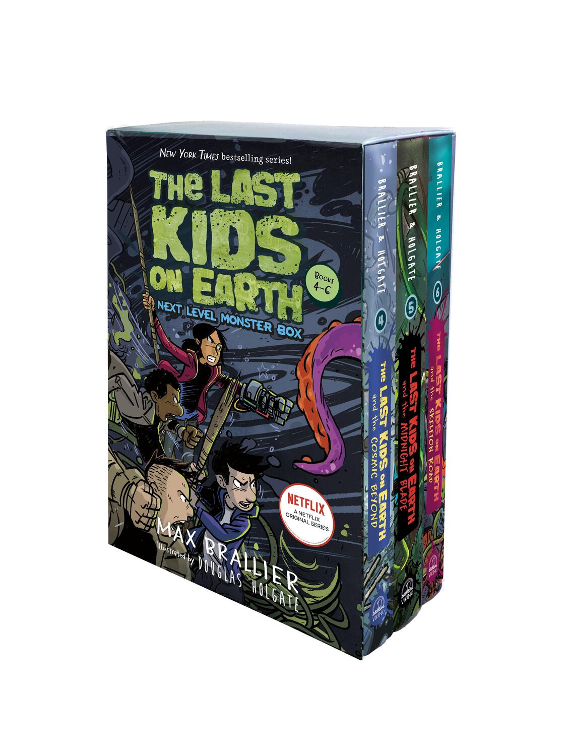 Cover: 9780593349687 | The Last Kids on Earth: Next Level Monster Box (Books 4-6) | Brallier