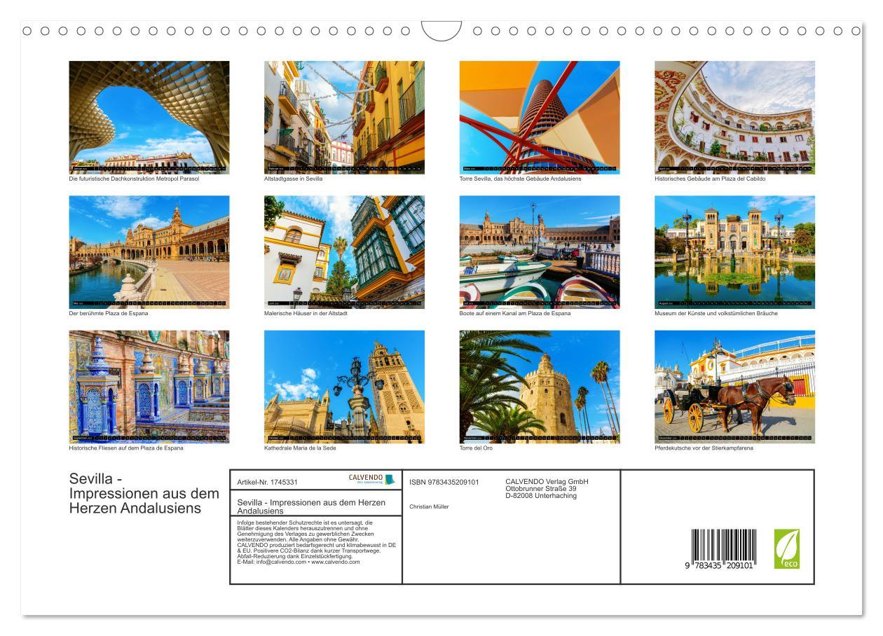 Bild: 9783435209101 | Sevilla - Impressionen aus dem Herzen Andalusiens (Wandkalender...