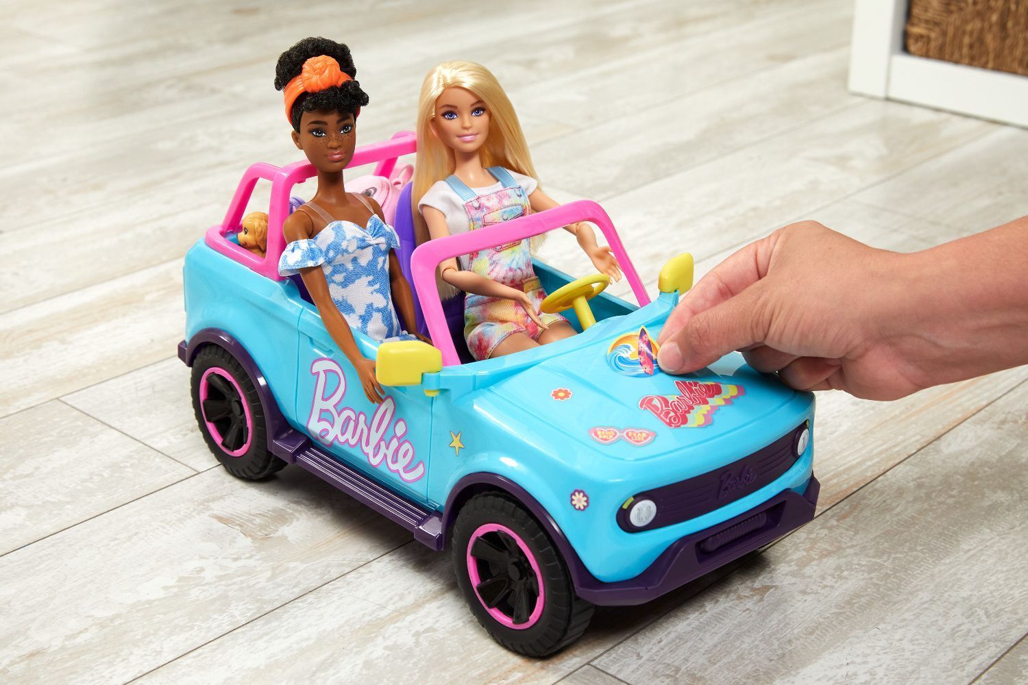 Bild: 194735195893 | Hot Wheels R/C 1:12 Barbie SUV | Stück | Offene Verpackung | HTP53