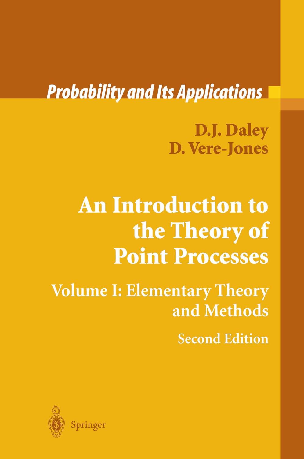 Cover: 9780387955414 | An Introduction to the Theory of Point Processes | Vere-Jones (u. a.)
