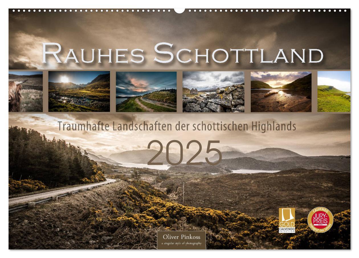 Cover: 9783435368624 | Rauhes Schottland (Wandkalender 2025 DIN A2 quer), CALVENDO...