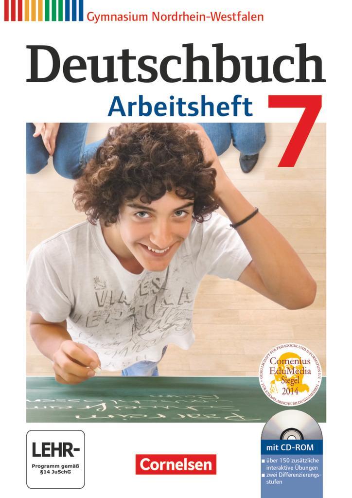 Cover: 9783060620371 | Deutschbuch 7. Schuljahr Gymnasium Nordrhein-Westfalen. Arbeitsheft...