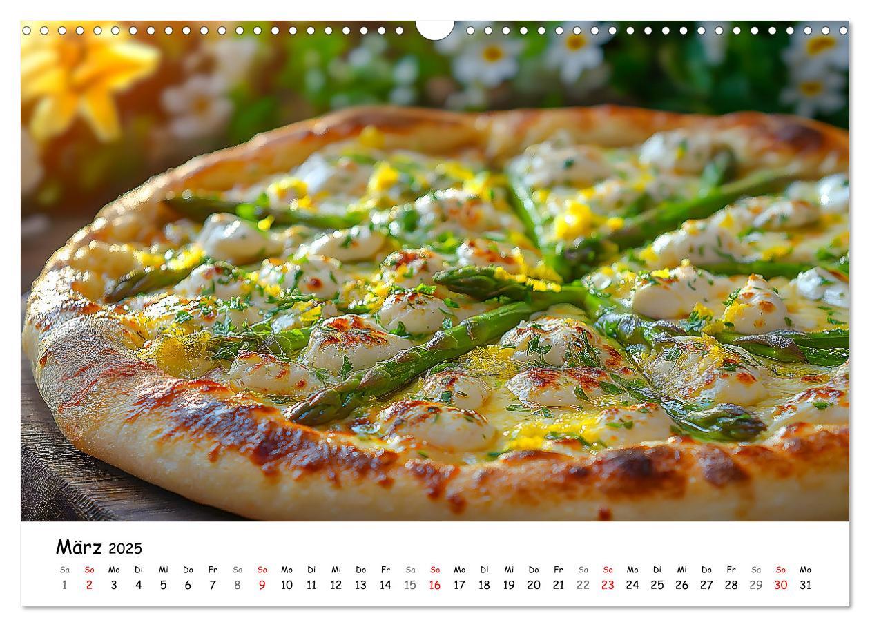 Bild: 9783457215791 | Pizza geht immer - Zu jeder Jahreszeit (Wandkalender 2025 DIN A3...