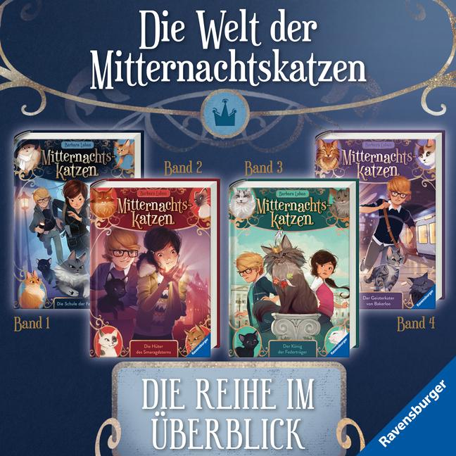 Bild: 9783473489176 | Ravensburger Malen nach Zahlen Mitternachtskatzen - 24 Motive - 24...