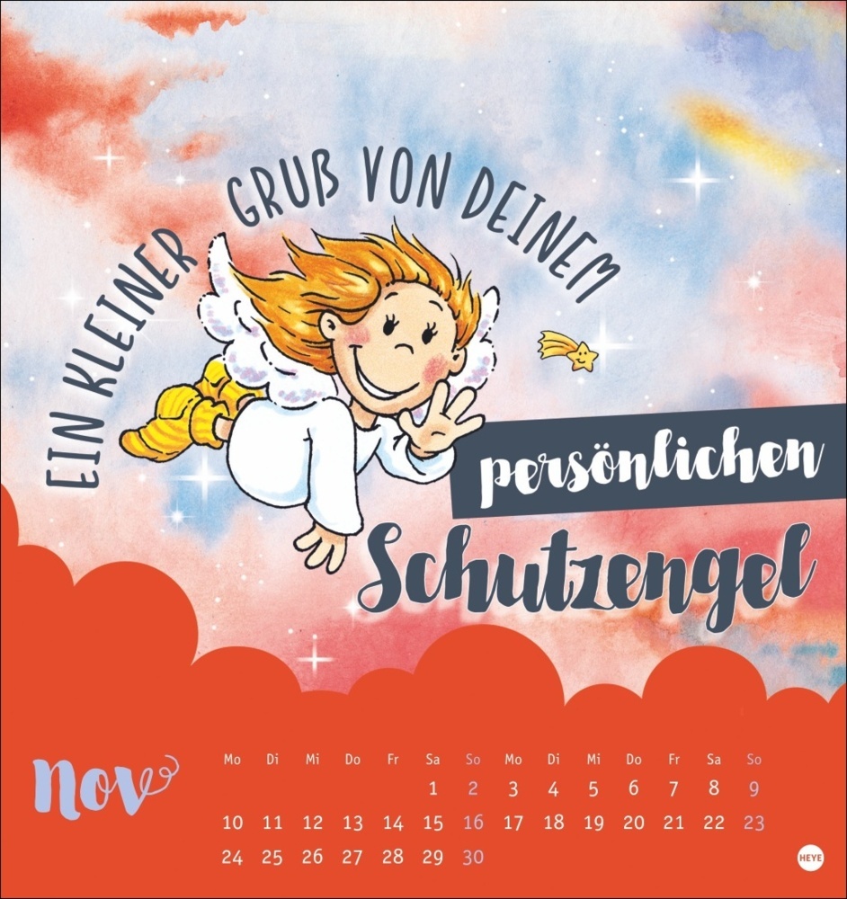 Bild: 9783756408009 | Schutzengel Postkartenkalender 2025 | Kalender | Spiralbindung | 13 S.