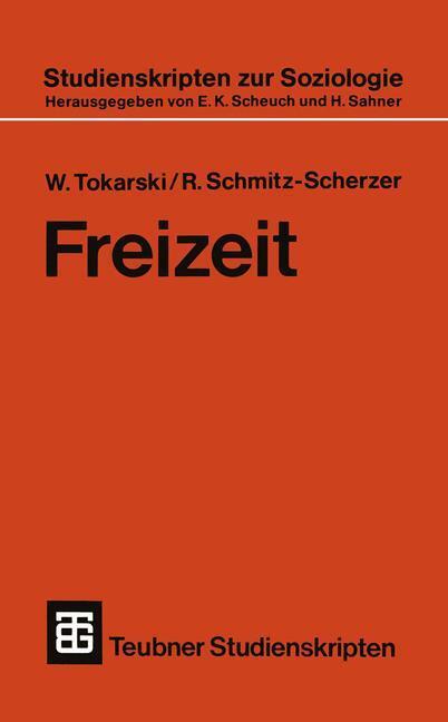 Cover: 9783519001256 | Freizeit | R. Schmitz-Scherzer | Taschenbuch | Paperback | 289 S.