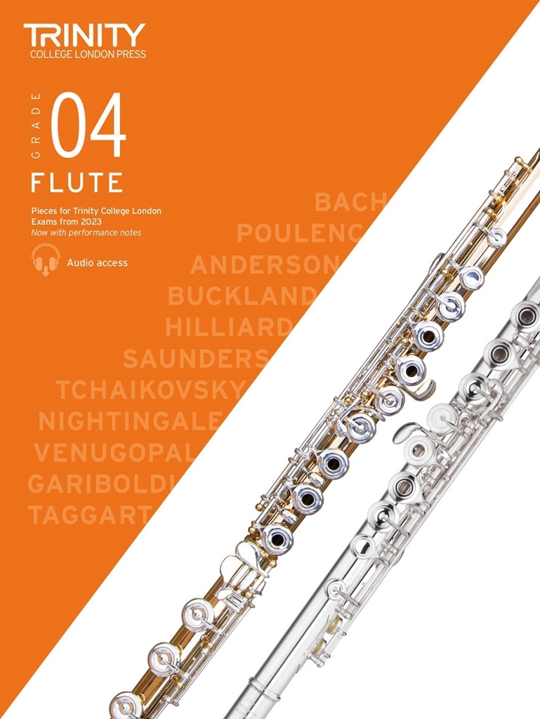 Cover: 9780857369635 | TCL Flute Exam Pieces from 2023: Grade 4 | Trinity College London