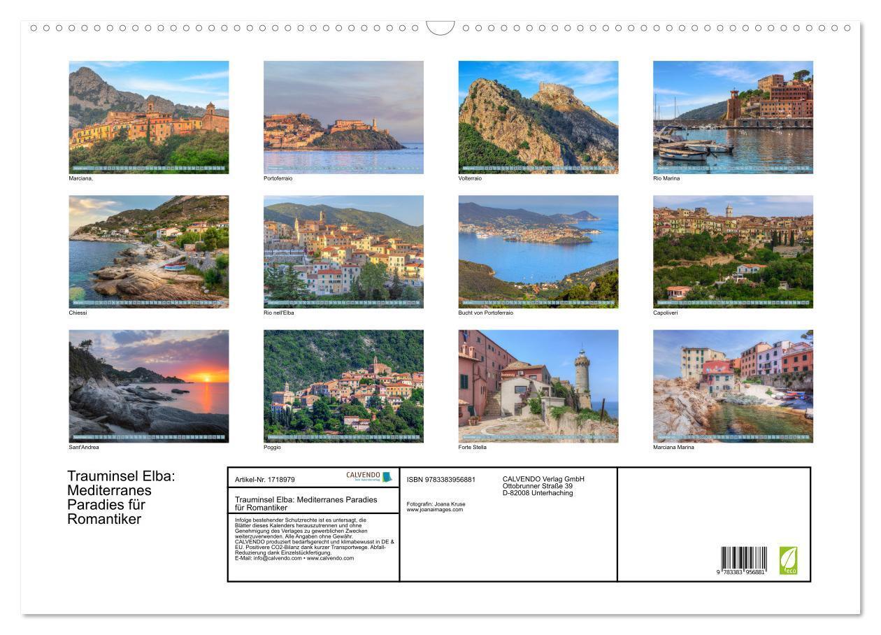 Bild: 9783383956881 | Trauminsel Elba: Mediterranes Paradies für Romantiker (Wandkalender...