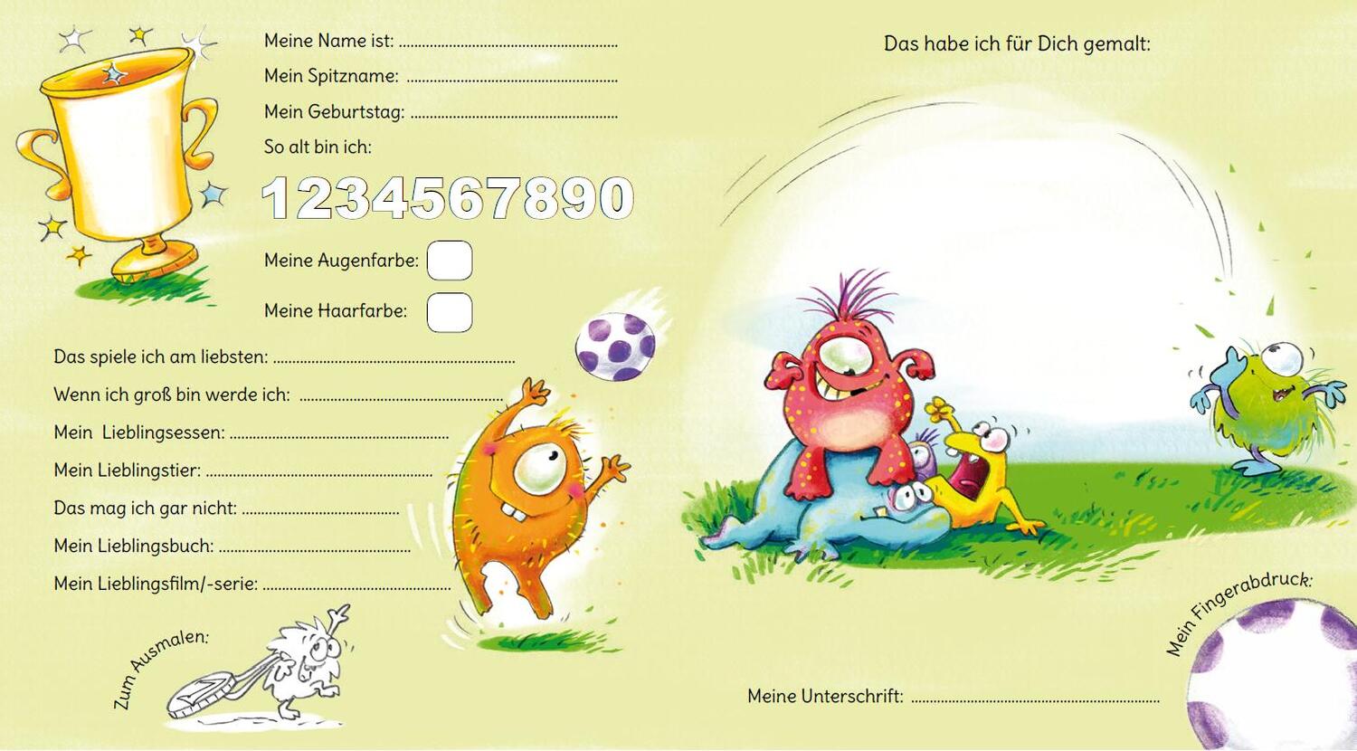 Bild: 9783780663412 | Meine Kindergarten-Freunde | Monster | Sabine Legien | Buch | 64 S.