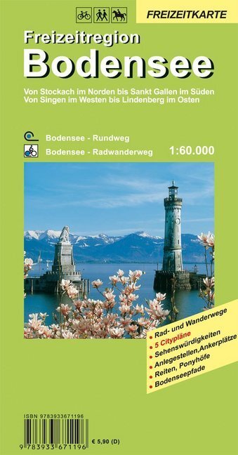 Cover: 9783933671196 | Freizeitregion Bodensee | Stück | Deutsch | 2008 | GeoCenter T&M