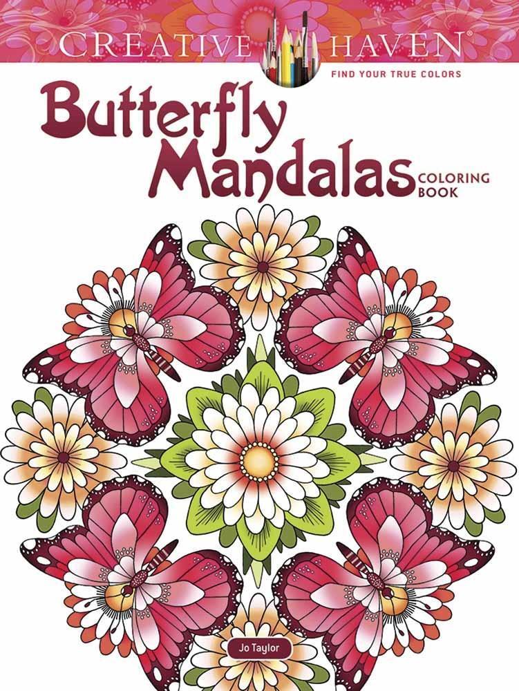 Cover: 9780486813776 | Creative Haven Butterfly Mandalas Coloring Book | Dianne Gaspas-Ettl