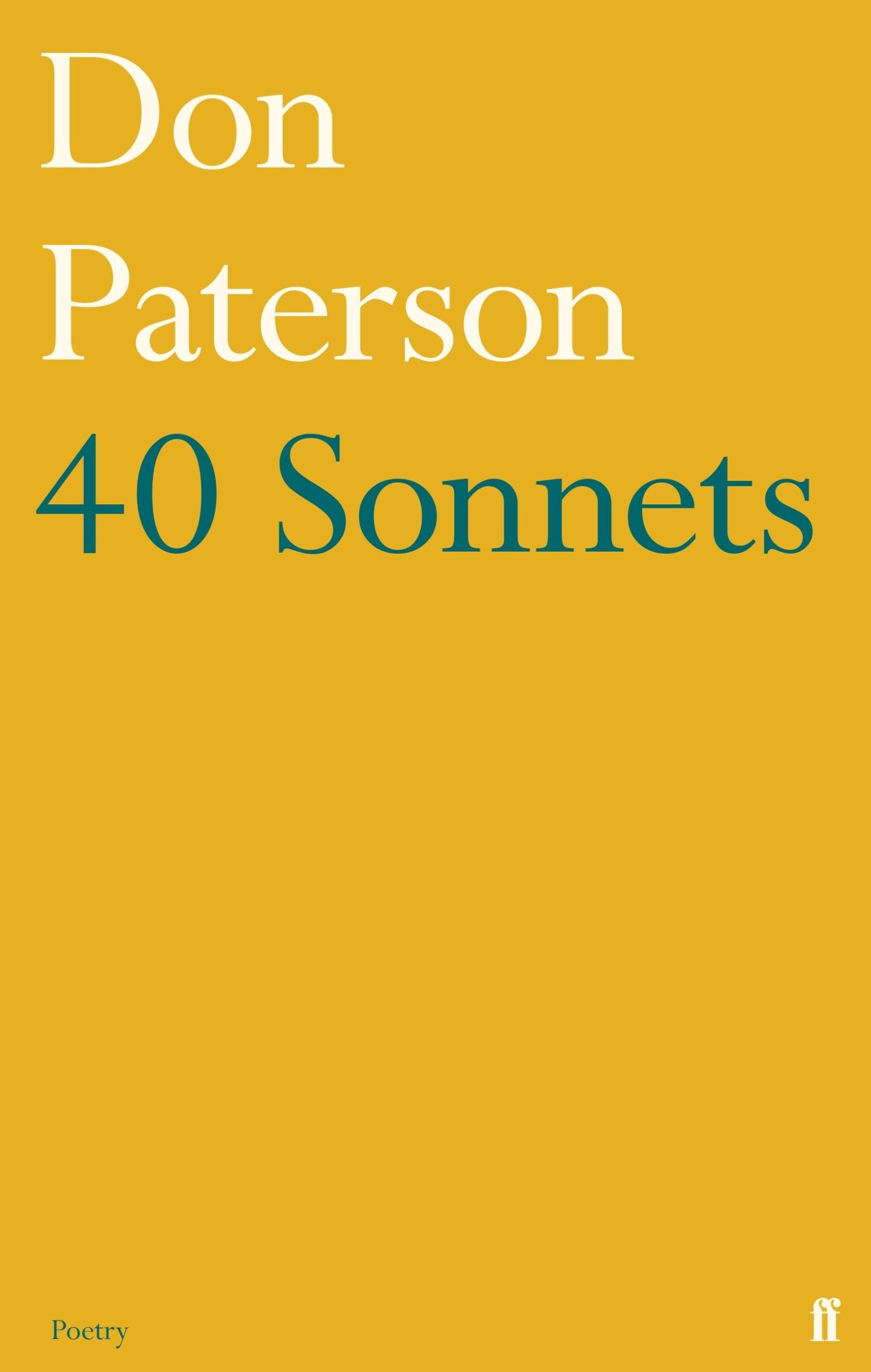 Cover: 9780571310913 | 40 Sonnets | Don Paterson | Taschenbuch | Kartoniert / Broschiert