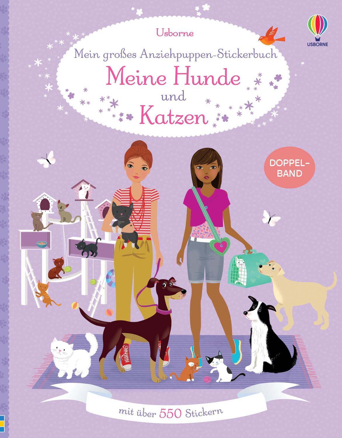 Cover: 9781035701605 | Mein großes Anziehpuppen-Stickerbuch: Meine Hunde und Katzen | Buch