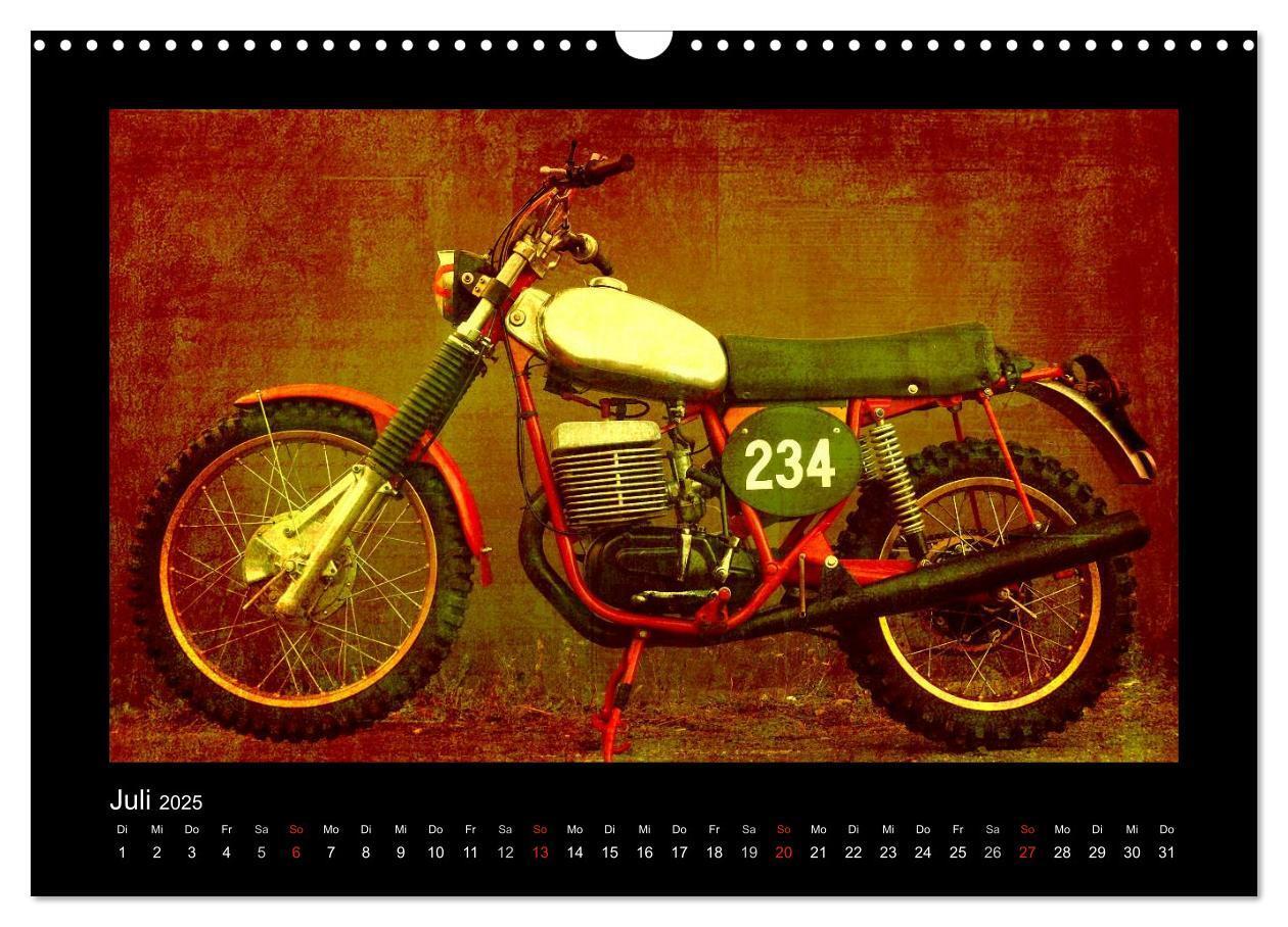 Bild: 9783435839681 | Motorrad Oldtimer (Wandkalender 2025 DIN A3 quer), CALVENDO...