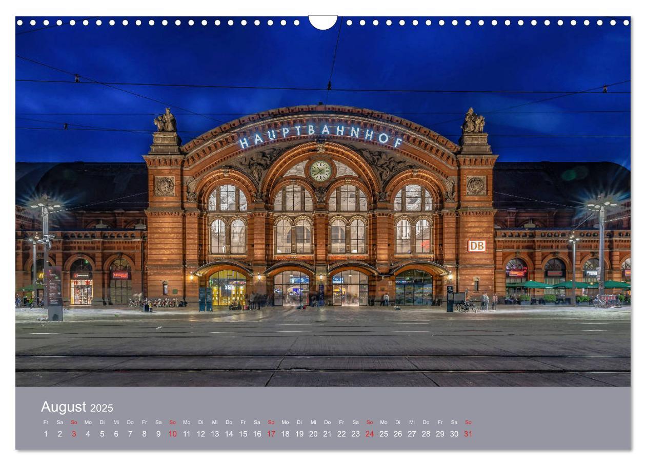 Bild: 9783435177233 | Nachts in Bremen (Wandkalender 2025 DIN A3 quer), CALVENDO...