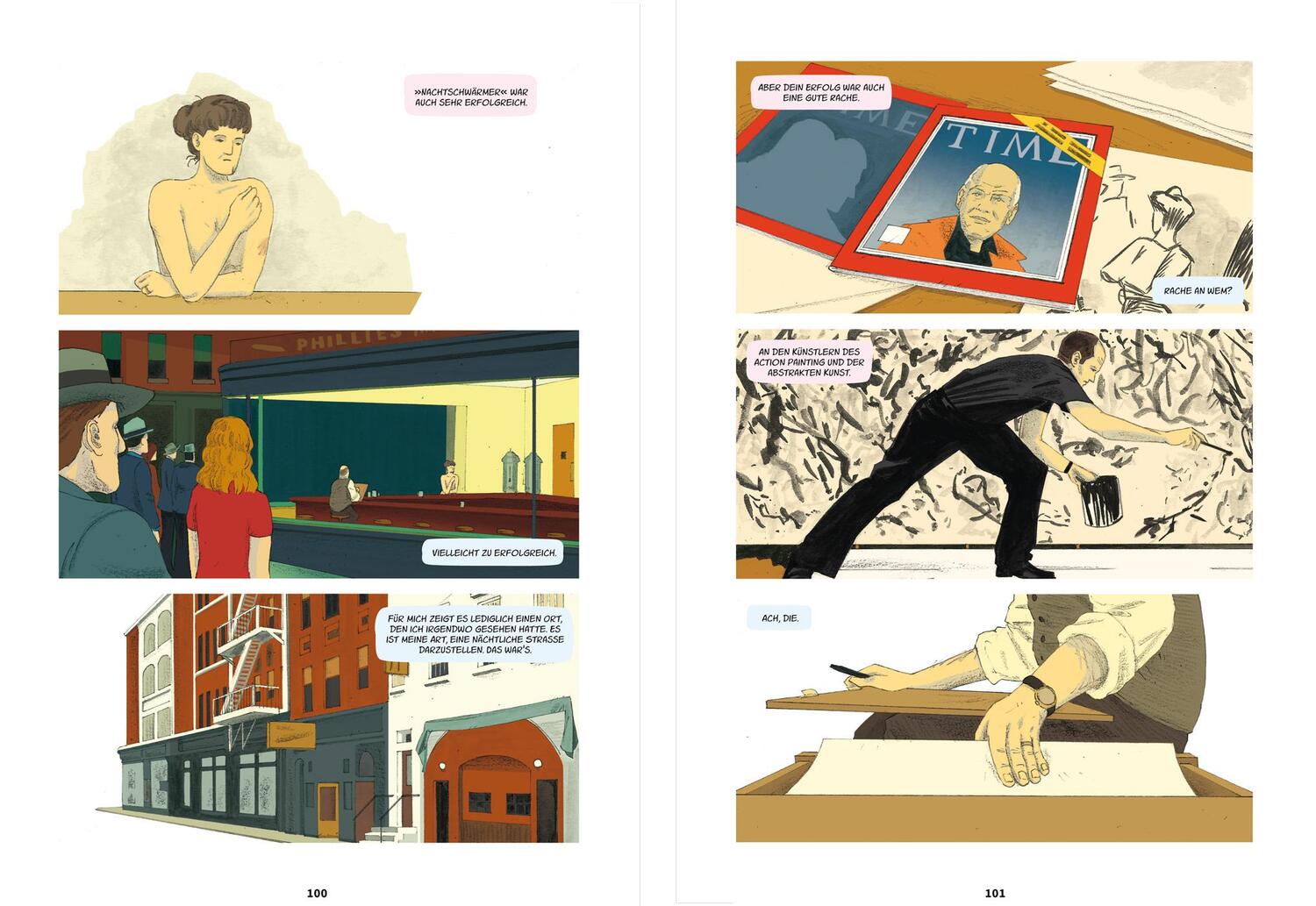 Bild: 9783038762195 | Edward Hopper - Maler der Stille | Graphic Novel | Rossi (u. a.)