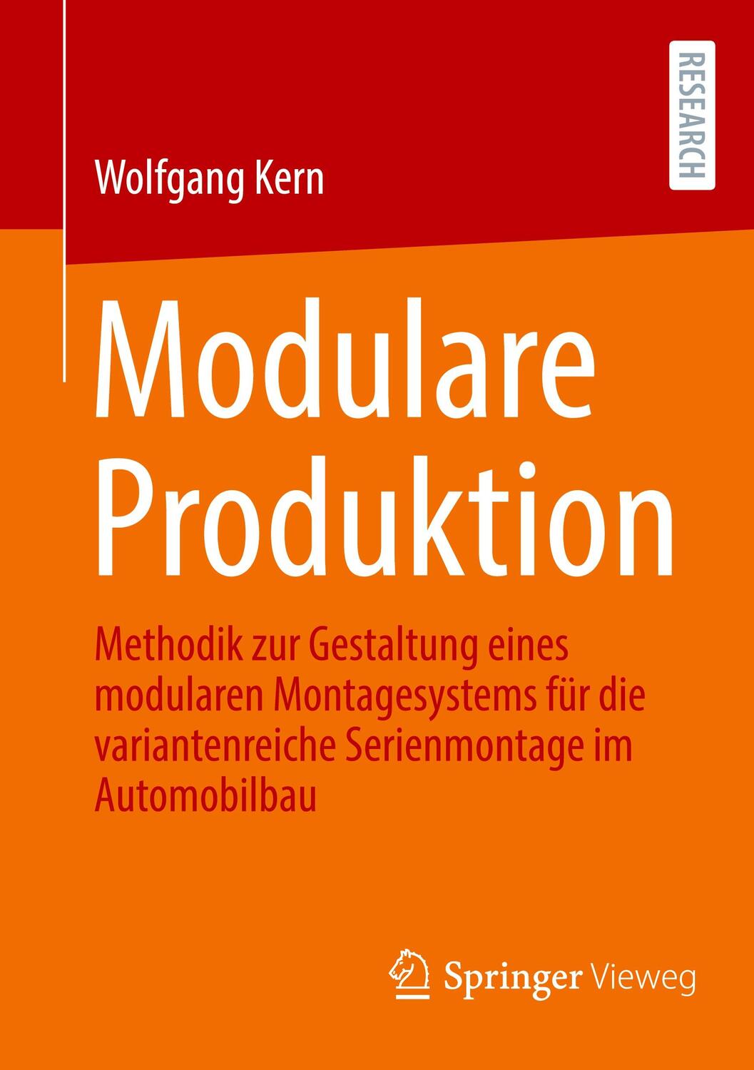 Cover: 9783658362997 | Modulare Produktion | Wolfgang Kern | Taschenbuch | Paperback | 2022