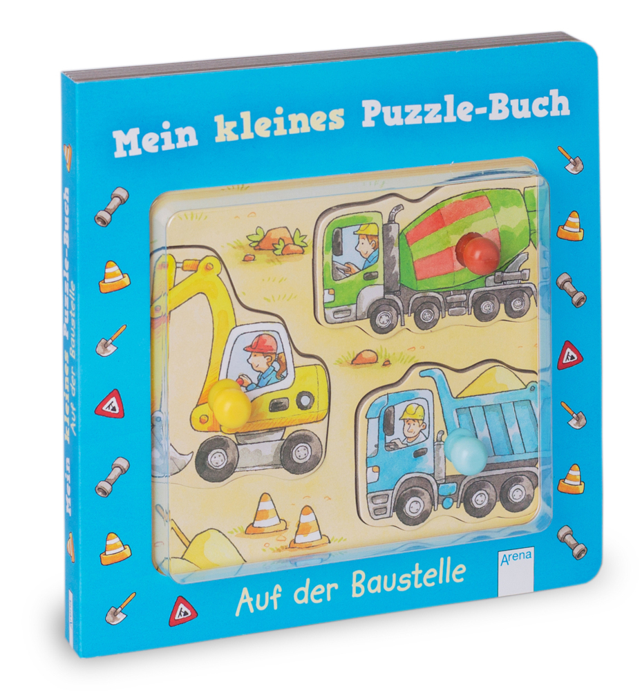 Cover: 9783401714653 | Mein kleines Puzzle-Buch. Auf der Baustelle | Franziska Jaekel | Buch