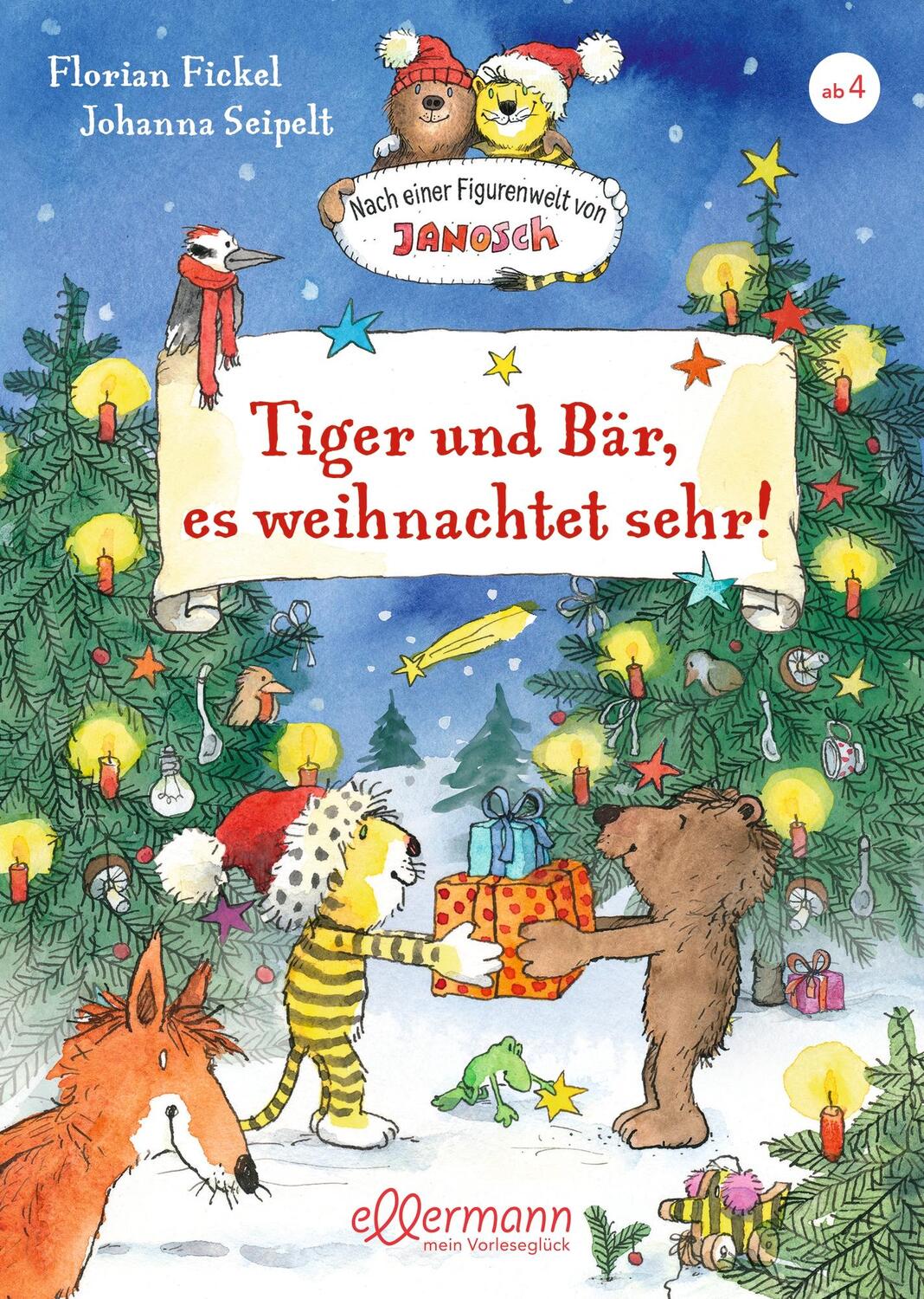 Cover: 9783770700967 | Nach einer Figurenwelt von Janosch. Tiger und Bär, es weihnachtet...