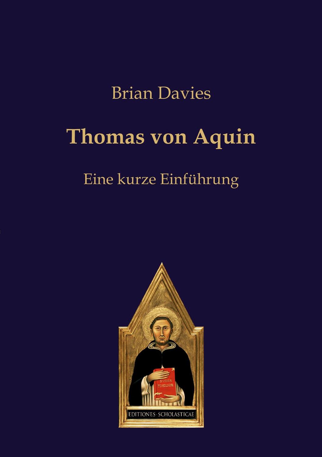 Cover: 9783868382143 | Thomas von Aquin | Eine kurze Einführung | Brian Davies | Taschenbuch