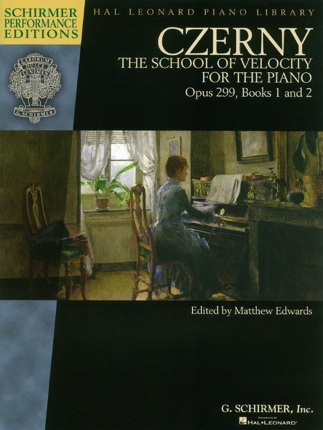 Cover: 888680037796 | Czerny - School of Velocity, Op. 299 | For the Piano, Book 1 and 2