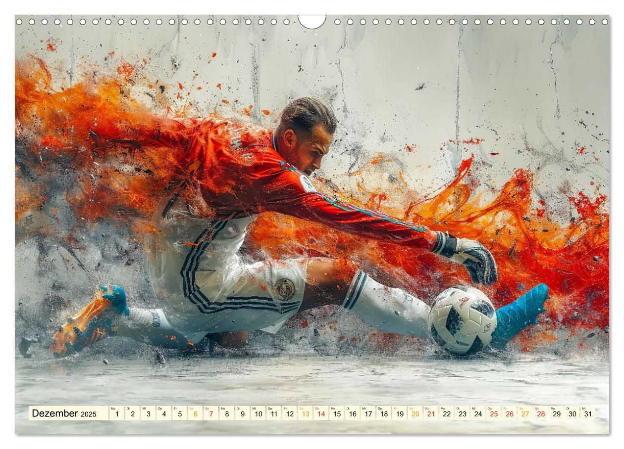 Bild: 9783383772351 | Fußball Torwart (Wandkalender 2025 DIN A3 quer), CALVENDO...