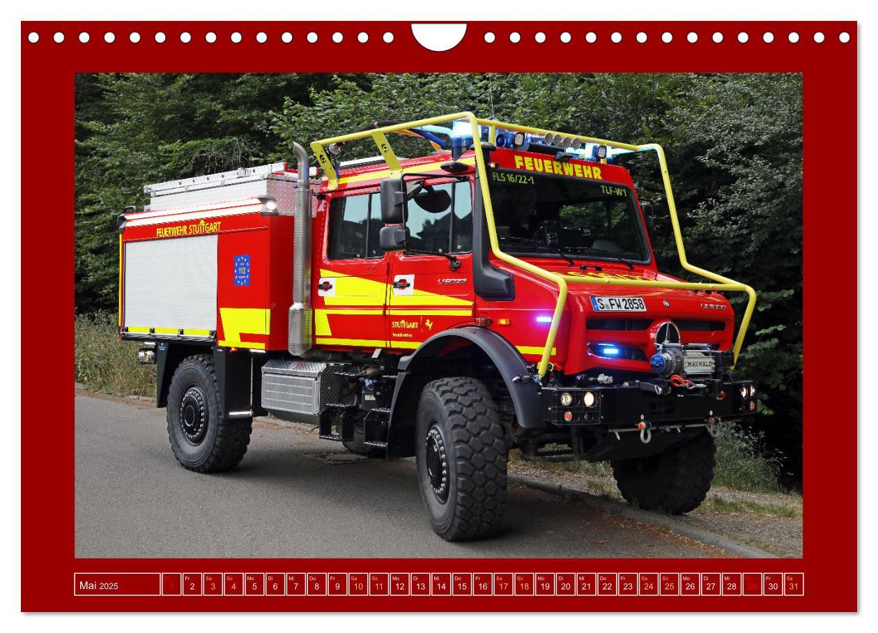 Bild: 9783457225387 | Unimog bei der Feuerwehr (Wandkalender 2025 DIN A4 quer), CALVENDO...